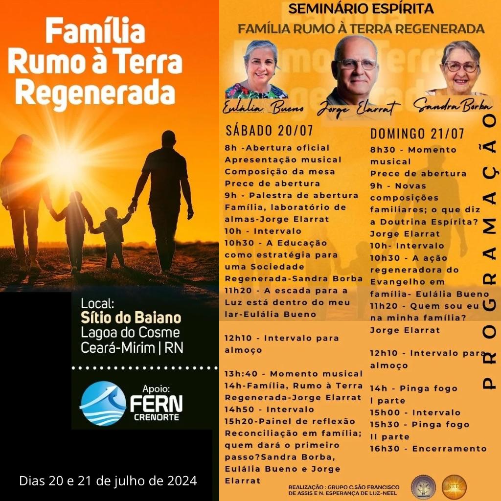 Família Rumo à Terra Regenerada